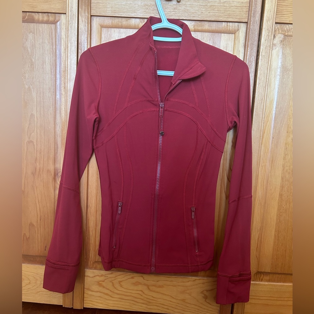 Lululemon Red Define Jacket. Size 4
